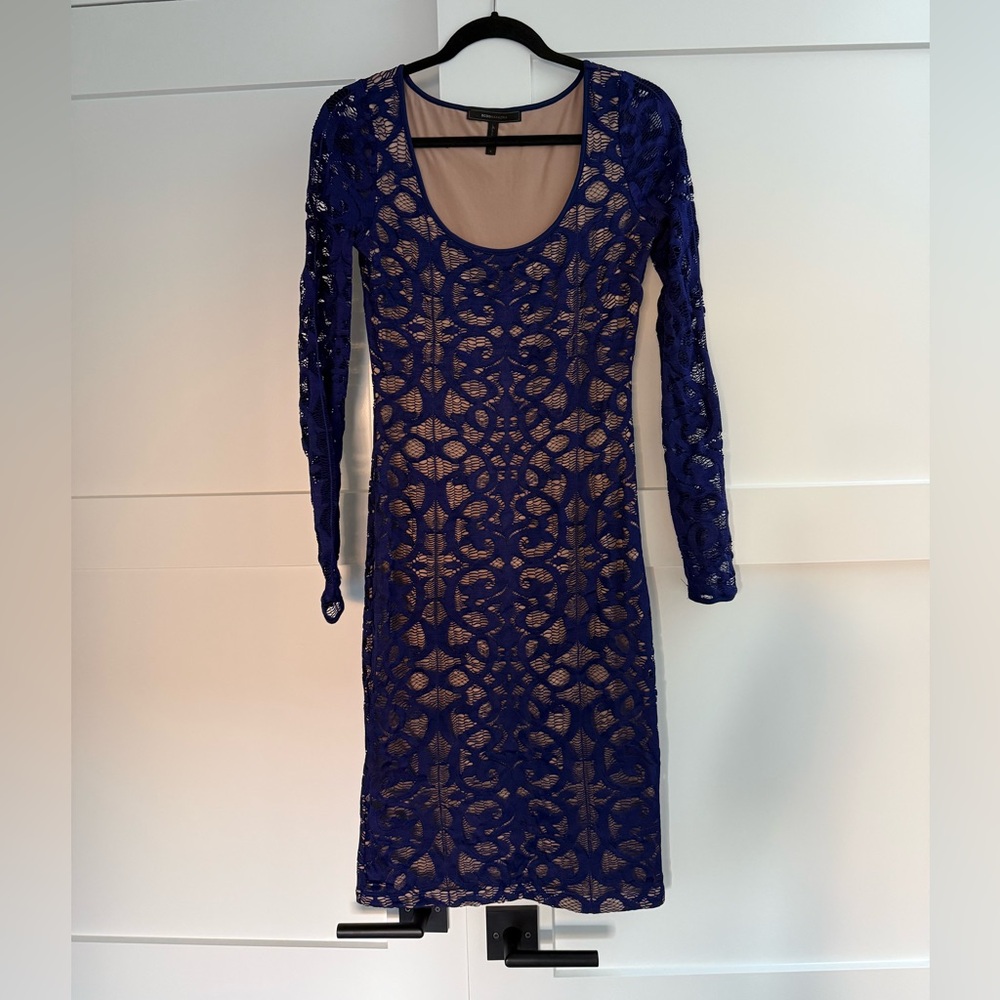BCBG Royal Blue Lace Dress
